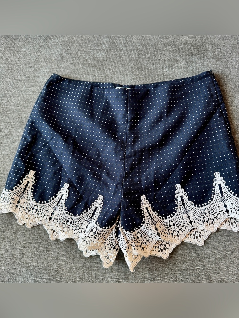 English Factory Black and White Polka Dot Shorts
